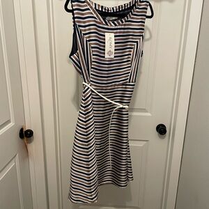 Striped women’s Romy dress new with tags